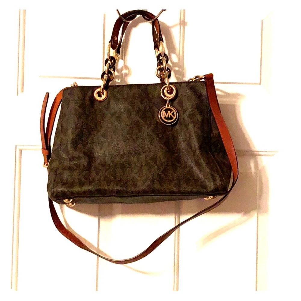 Brown Michael Kors satchel